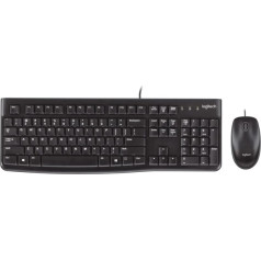 Keyboard + membrane mouse set Logitech MK120 920-002563 (usb 2.0; (us); black; optical)