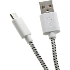 Sbox USB->Micro USB 1M USB-1031W white