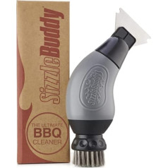 Sizzle Buddy Grill Cleaner — tīrīšanas birste: 3 vienā BBQ tīrīšanas birste Ātri un viegli notīriet grilu un grilus dažu sekunžu laikā.