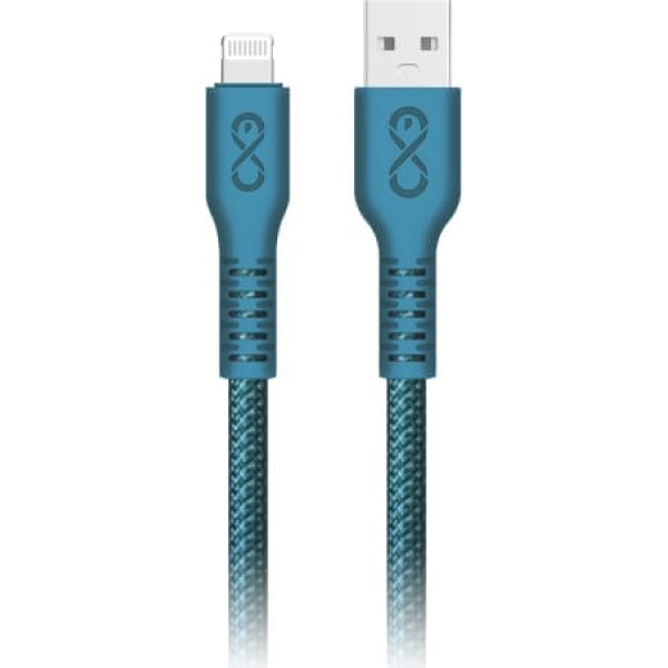 Orno USB-A kabelis — Lightning eXc IMMORTAL, 0,9 m, 30 W, ātra uzlāde, jauktas krāsas