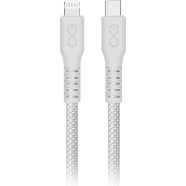 Orno USB-C kabelis — Lightning eXc IMMORTAL, 2 m, 30 W, ātra uzlāde, jauktas krāsas