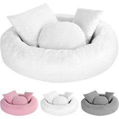 5pcs Newborn Baby Photography Props Donut Pillow Posing Pillow Baby Basket Filler Kit Crescent Moon Posing Pillow Basket Filler for 0-3 Months