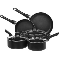 Amazon Basics - 8 Piece Non Stick Cookware Set