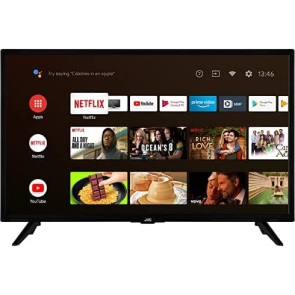 JVC LT-32VAF3255 32 collu televizors/Android TV (Full HD, HDR, trīskāršs uztvērējs, viedais televizors, Bluetooth) [2023]