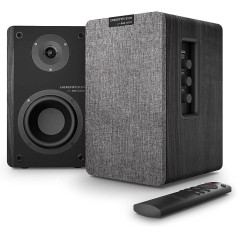 Energy Sistem Studio Monitor 4 Hi Fi (2.0 aktīvais skaļrunis, Bluetooth 5.0, 50 W, zemfrekvences skaļrunis, optiskā TOSLINK ieeja, HDMI ARC savienojums)