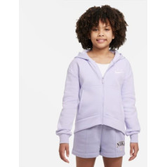 Džemperis Nike Sportswear Club Fleece girls DC7118 536 / purpursarkans / L (147-158)