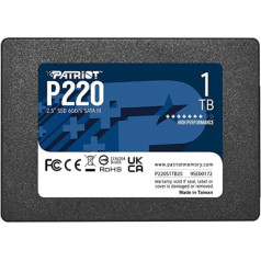 Patriot Memory P220 iekšējais cietvielu disks 1TB SSD SATA 3 2,5