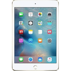 Spät-2015 Apple iPad Mini 4 (7,9 zoli, Wi-Fi + mobilais tīkls, 16 GB) — zelts (Generalüberholt)