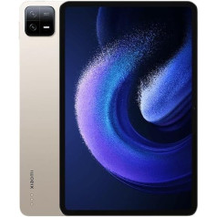 Xiaomi Pad 6 planšetdators 6 GB RAM 128 GB, 11 collu 2,8 K īpaši skaidrs acu aizsardzības ekrāns, 8840 mAh, 33 W ātra uzlāde, liela ekrāna regulēšanas sistēma, šampanietis