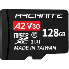 ARCANITE microSD atmiņas karte ar adapteri 128 GB