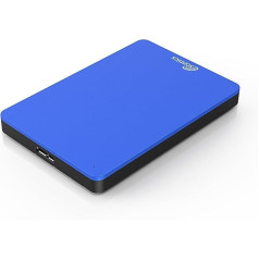 Sonnics 320GB Blue ārējais portatīvais cietais disks USB 3.0 īpaši ātrs pārsūtīšanas ātrums lietošanai ar Windows PC, Mac, Xbox ONE un PS4 Fat32