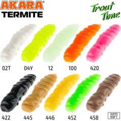 Silikona māneklis AKARA SOFTTAIL «Trout Time TERMITE 1.5» Shrimp