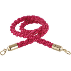 Веревка, веревка для разделения столбов, красная с золотыми карабинами, длиной 1,5 м.
