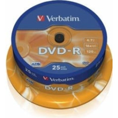 Verbatim Matricas DVD-R AZO  4.7GB 16x 25 pack Spindle