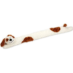 Bits and Pieces - Plush dog draught excluder - dog door seal window seal draught roller - lets the heat inside and the cold outside - also absorbs noise.