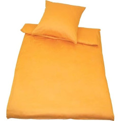 'Kinzler High-Quality Cotton Satin Bedding Set, Modern Plain Assorted Colours & Sizes