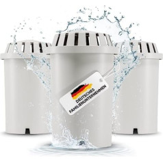CIMYA ūdens filtrs dzeramais ūdens | Filtru kasetnes [Aktīvā ogle] Ūdens atkaļķošanas līdzeklis Ūdens mīkstinātājs Krāna ūdens filtrs Galda ūdens filtrs (3)