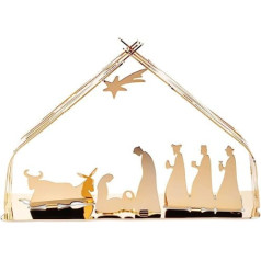 Alessi BM09 GD Nativity Scene Gold One Size