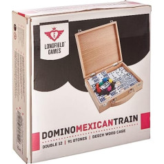 Weible Spiele 04394 Domino Mexican Train Double 12
