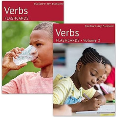 Verb Flash Cards Volume 1 and 2. 80 Photocards to promote language development on activities.