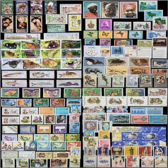 WorldStampsForLess Vispasaules pastmarku kolekcijas naudas kaltuve (MNH) (izdevums 6–56 komplekti no 43 valstīm)