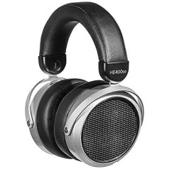 Hifiman HE400se HiFi Headphones for Mobile Use with Stealth Magnet Technology, Silver, Adjustable