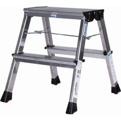 Double-sided aluminum folding steps krause rolly 130037