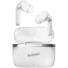 Aeropress In-ear dopamine tws anc wireless headphones with a microphone and a holder white
