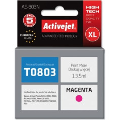 Activejet ae-803n tinte (Epson T0803 nomaiņa; supreme; 13,5 ml; sarkana)