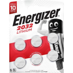 Energizer speciālās baterijas cr2032 6 gab. jaunas