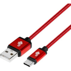 TB USB-usb c kabelis 1,5 m rubīna virkne