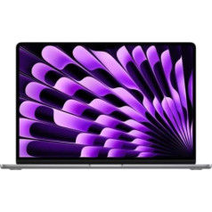 Apple 15 collu Macbook Air: Apple m2 mikroshēma ar 8 kodolu centrālo procesoru un 10 kodolu grafisko procesoru, 256 gb — starlight