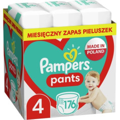 Pampers diapers mth size 4, 9-15 kg, 176 pcs