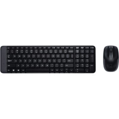 Logitech 920-003161 tastatūra + peles komplekts (melnā krāsā)