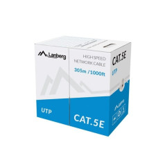 Lanberg lan cable utp 100mb/s 305m yellow wire