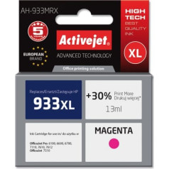 Activejet ah-933mrx tinte (hp 933xl cn055ae nomaiņa; premium; 13 ml; sarkana)