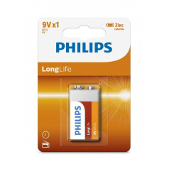 Philips Akumulators 6f22 9v longlif e (1 gab. blisteris)