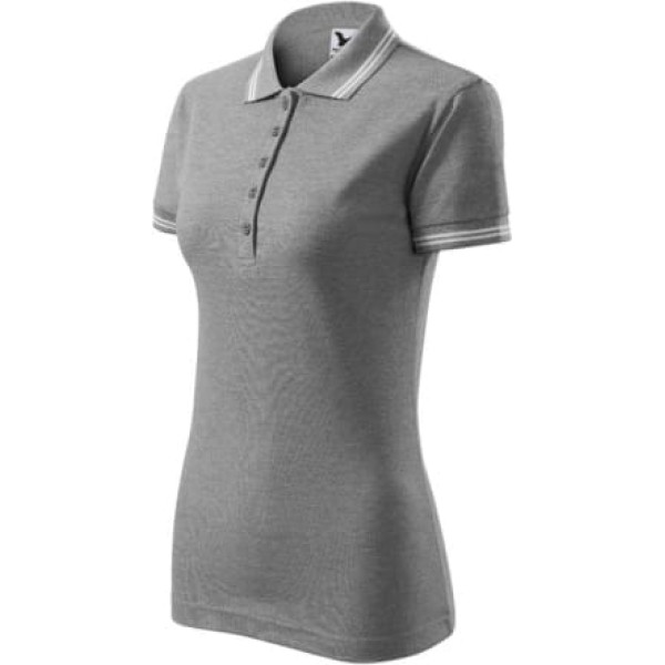 Polo krekls Adler Urban W MLI-22012 tumši pelēks melanžs / S