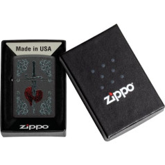 Zippo šķiltavas 48617 Heart Dagger Tattoo Design
