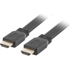 Lanberg ca-hdmi-21cu-0018-bk kabelis (hdmi m - hdmi m; 1,8 m; melns)