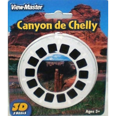 Canyon de Chelly nacionālais piemineklis Arizona View Master 3 ruļļa komplekts 3D, no View Master