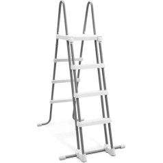 Intex Deluxe Pool Ladder, Baseina kāpnes., 122 cm, pelēka