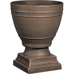 GARDENGOODZ 568D-238 37,5 x 30,5 cm Spartas urna, Eļļas berzēta bronza, M