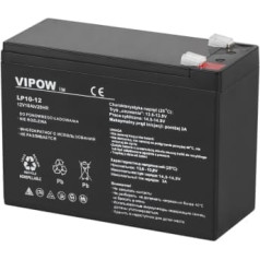 VIPOW 12V 10Ah gēla akumulators