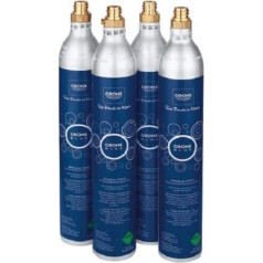 GROHE Blue 40422000 sākuma komplekts 425 g CO2 (4 gab., līdz 60 litriem dzirkstošā ūdens pudelē)