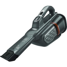 Black+Decker uzlādējams ciklona rokas putekļsūcējs ar piederumiem 36 Wh ar pamatni 18 V, Grigio/Titanium