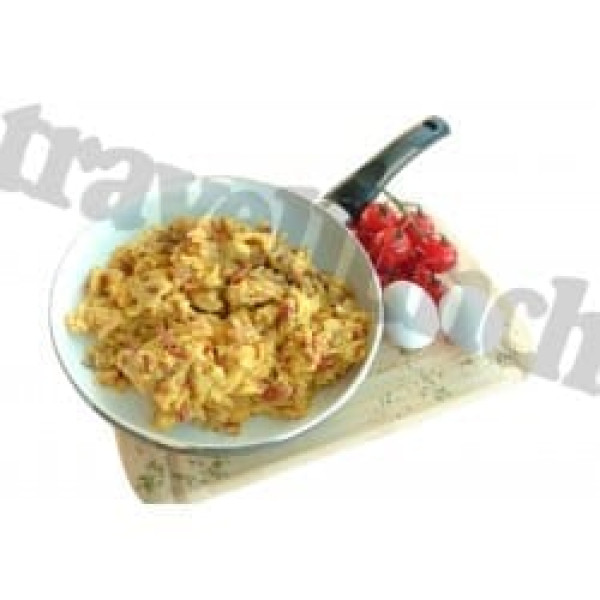 Tūristu pārtika Scrambled eggs