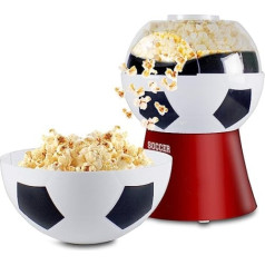 BEPER P101CUD051 'Football Edition' Popcorn Machine - Grease-Free Popcorn in 3 Minutes