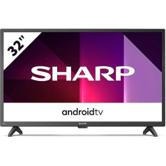 SHARP 32FI6EA Android TV 81 cm (32 collas) augstas izšķirtspējas LED televizors (Google palīgs) [Enerģijas klase]