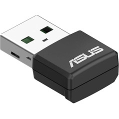 USB-AX55 Nano AX1800 divjoslu WiFi 6 USB adapteris (līdz 1800 Mbps, OFDMA, MU-MIMO, BSS krāsošana, 4K UHD straumēšana)